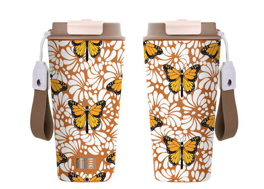 Tazita de Barro - Mariposa