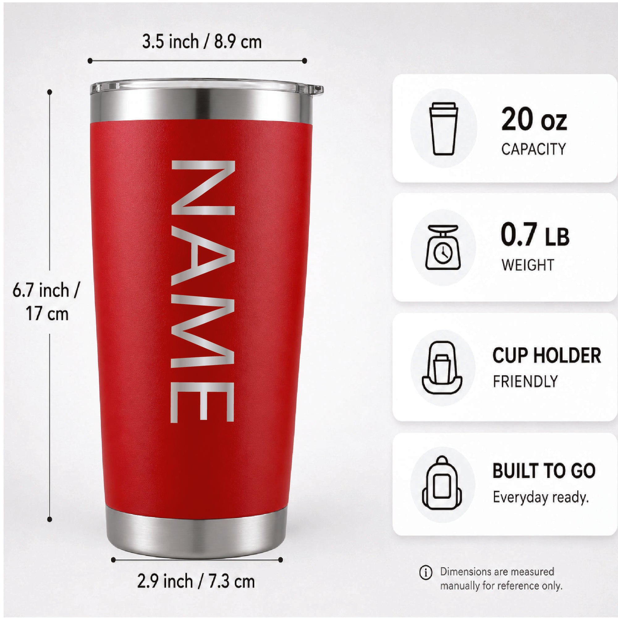 Customizable Virgencita 20oz Tumbler