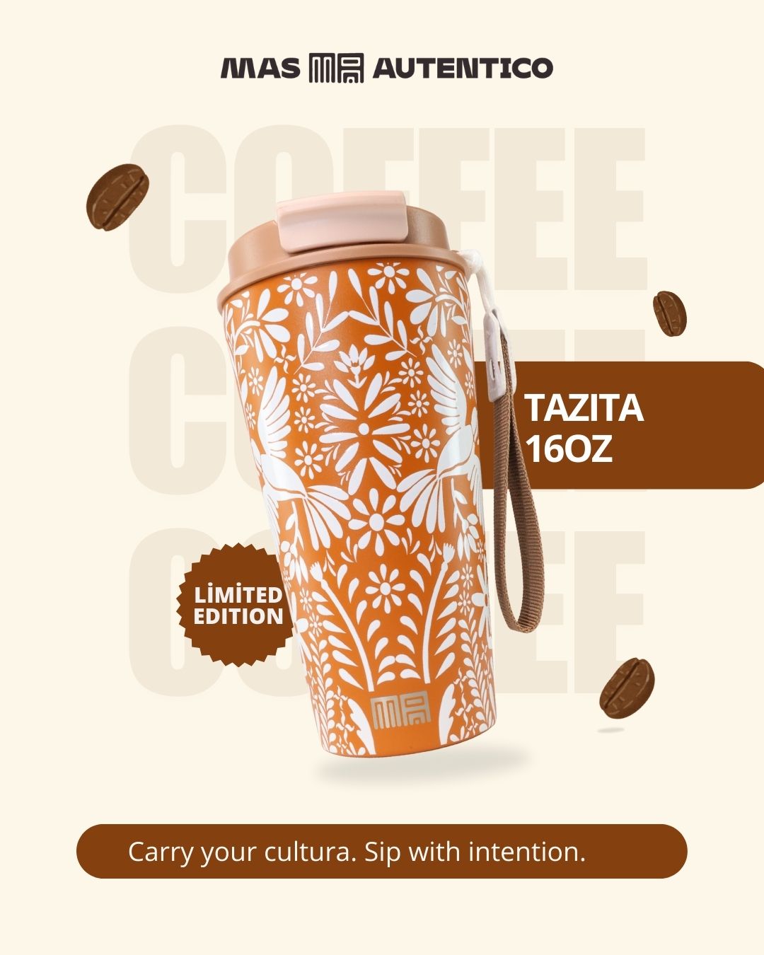 Tazita de Barro - Bordado