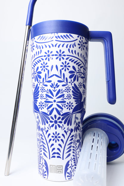 Azul Bordado