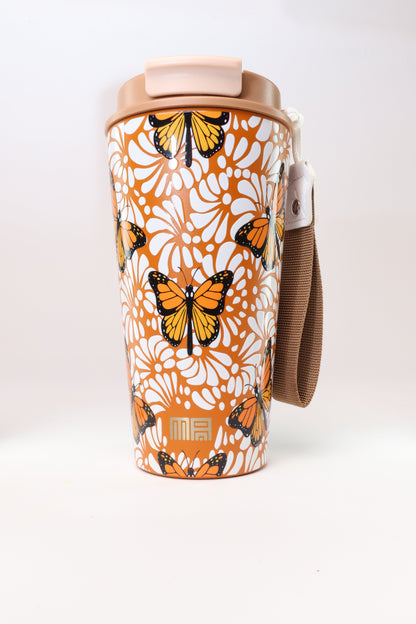 Tazita de Barro - Mariposa