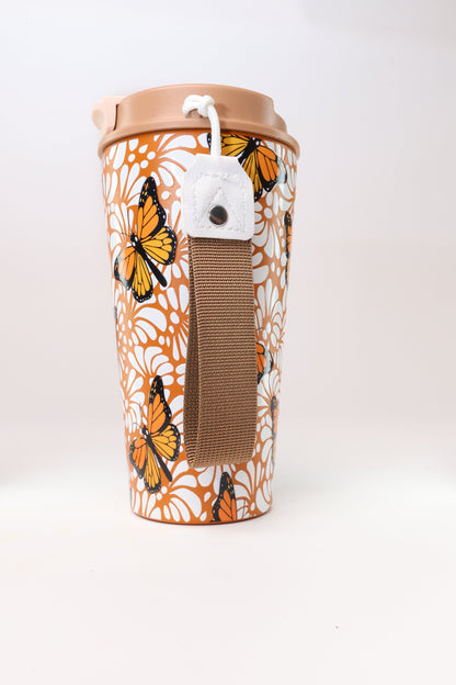 Tazita de Barro - Mariposa