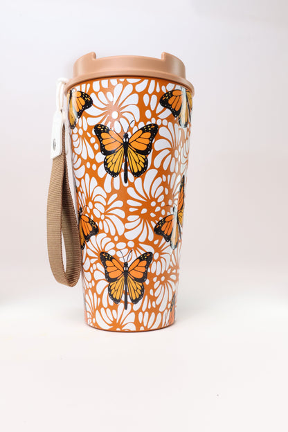 Tazita de Barro - Mariposa