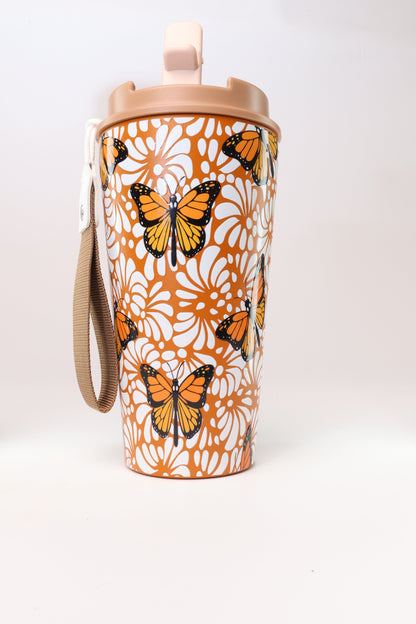 Tazita de Barro - Mariposa